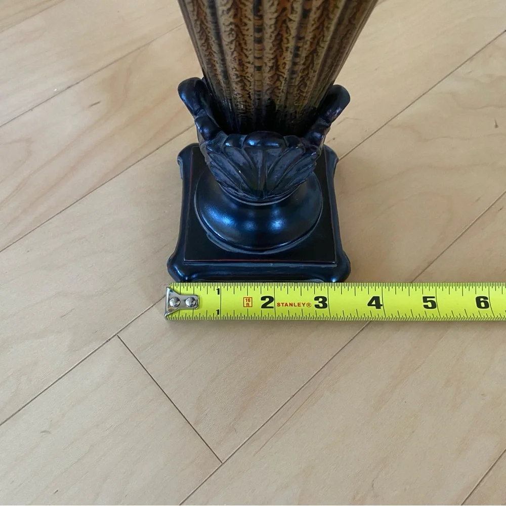 Antique-Style Bronze Candle Holder